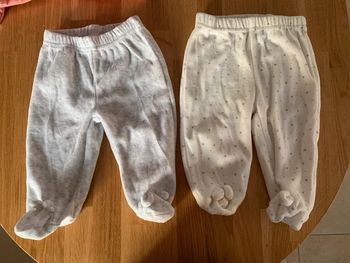 2 pantalons de pyjama In Extenso 3 mois - 62 cm