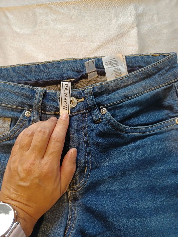 Jean Rainbow essayé mais jamais porté taille 36 en parfait état. - photo numéro 5