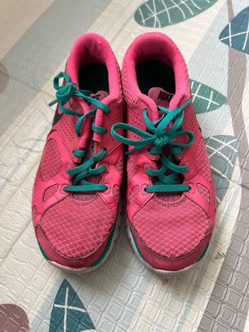 Chaussures de course de sport femme Nike Flex Run rose/vert taille 39