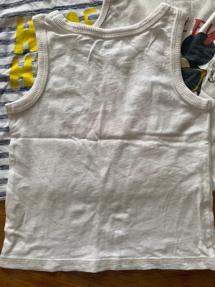 Lot 24 mois – 3 débardeurs + 1 tee-shirt garçon - photo numéro 7