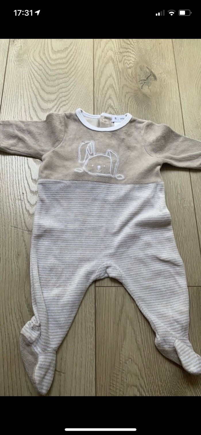 Lot de 5 pyjamas velours - photo numéro 2