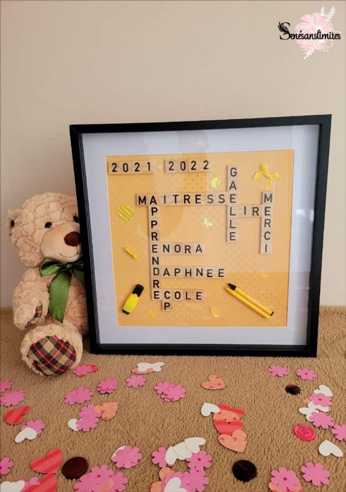 Cadre Scrabble fait main - photo numéro 4