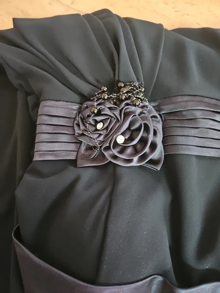 Robe cérémonie taille S/M bleu marine - photo numéro 6