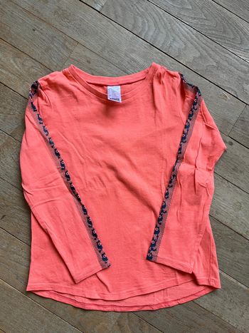 Tee-shirt sport orange Decathlon 5-6 ans