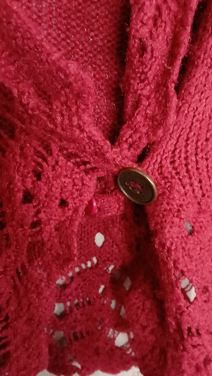 Gilet rouge 3 suisses - photo numéro 3