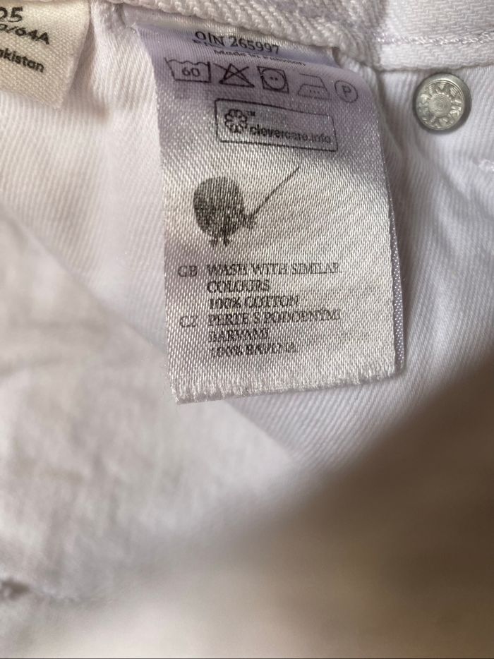 Trop beau jeans blanc taille haute 34 Monki - photo numéro 5