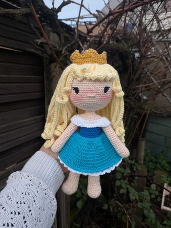 Poupée Princesse Aurore - Robe Bleue