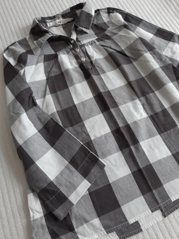 Blouse à carreaux 8 ans - photo numéro 4