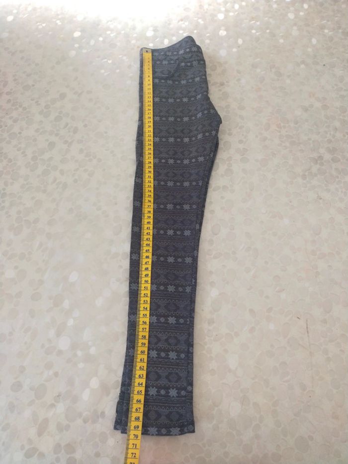 Legging fille neuf 8 ans alphabet gris - photo numéro 7