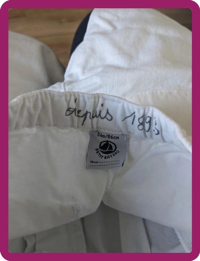 Pantalon mixte Petit Bateau taille 24 mois neuf - photo numéro 3