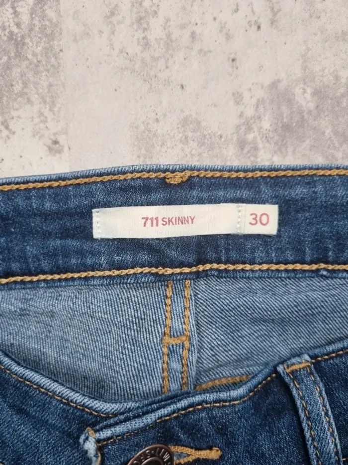Jean Levi’s 711 Skinny – Bleu – Taille 38 Femme - photo numéro 8
