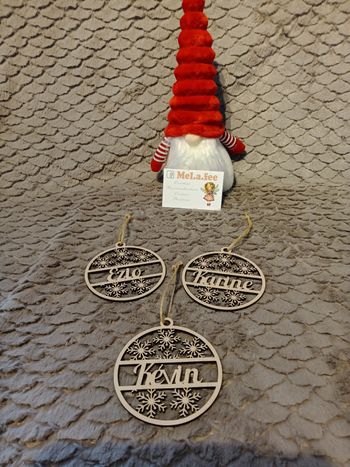 Boule de Noël personnalisée