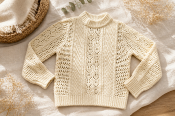 Pull maille jaune clair Kiabi XS – col montant – style bohème/cocooning – bon état