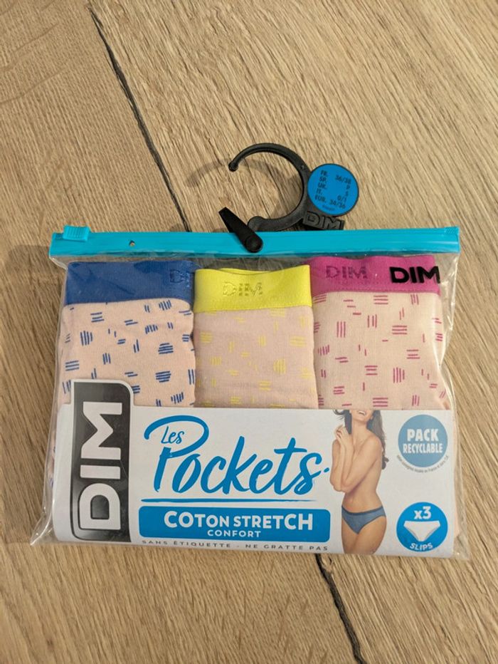 Pack 3 culottes Dim