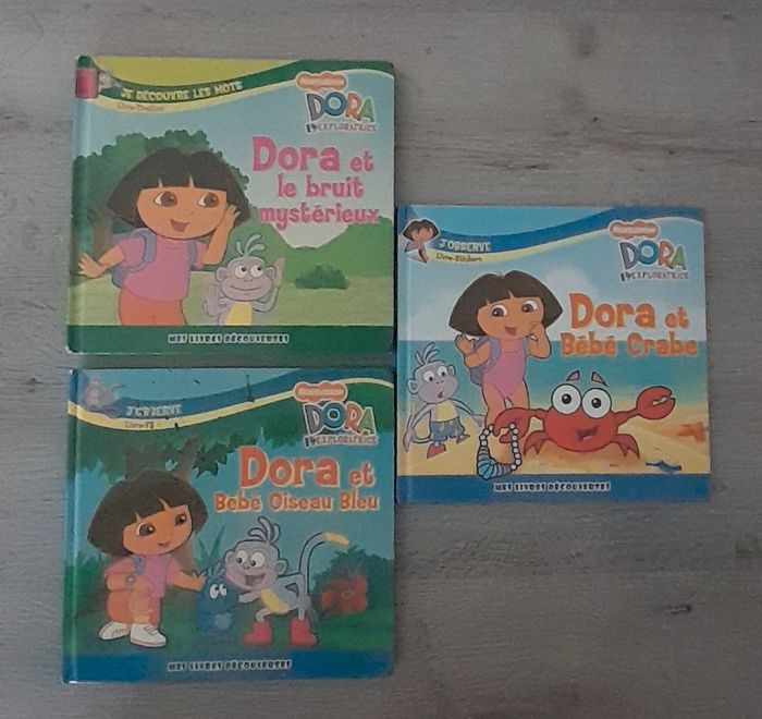 Lot de 3 Livres DORA l'exploratrice