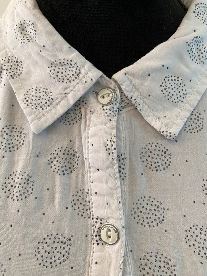 Chemise débardeur Kaporal manche courte taille M blanc à motifs - photo numéro 3