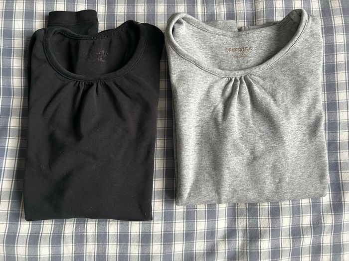 Lot 2 t-shirts manches longues fille « Orchestra »