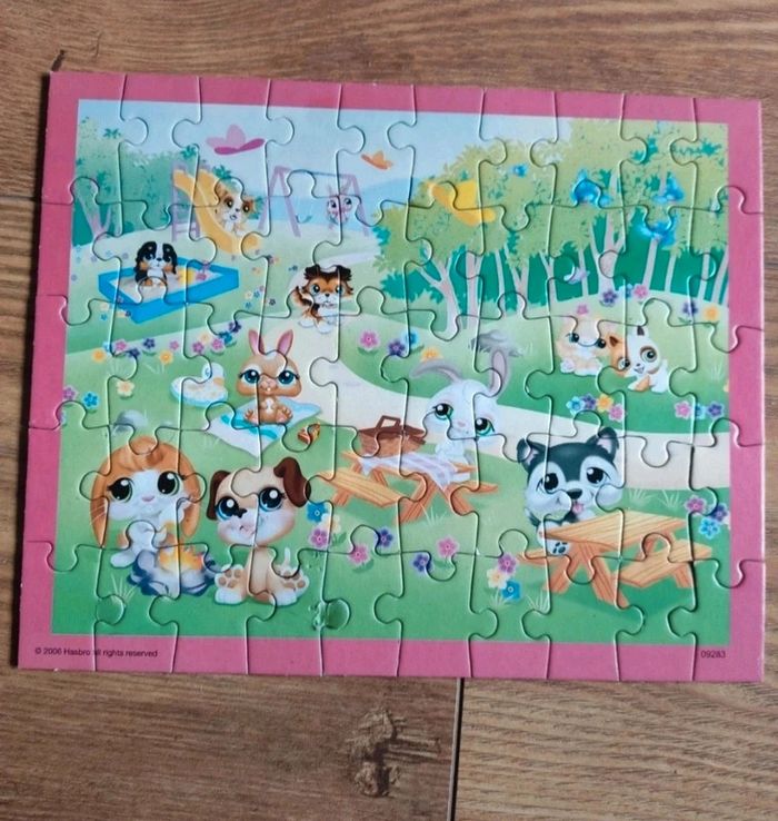 🐶lot de 4 puzzles 50 pièces littlest pet shop🐶 - photo numéro 5