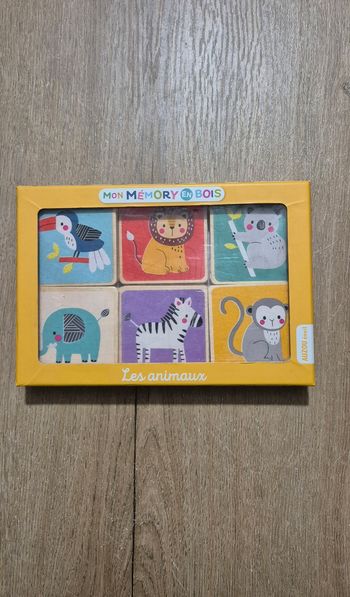 Mon memory en bois : Les animaux