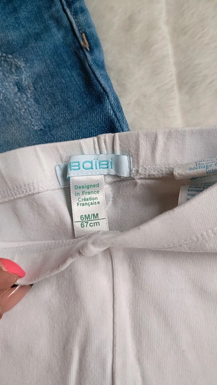 Lot pantalons et t-shirt 6 mois - photo numéro 7