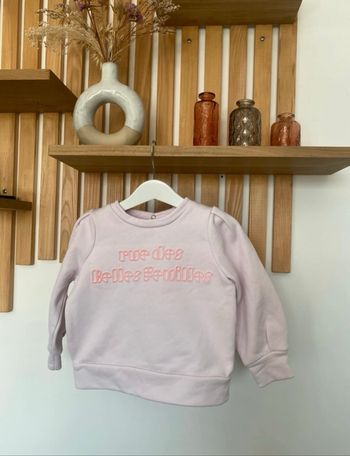 Sweat rose Jacadi 3 ans