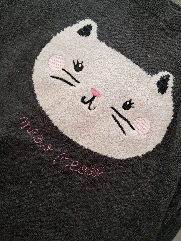 Pull gris 12/18 mois h&m - photo numéro 2