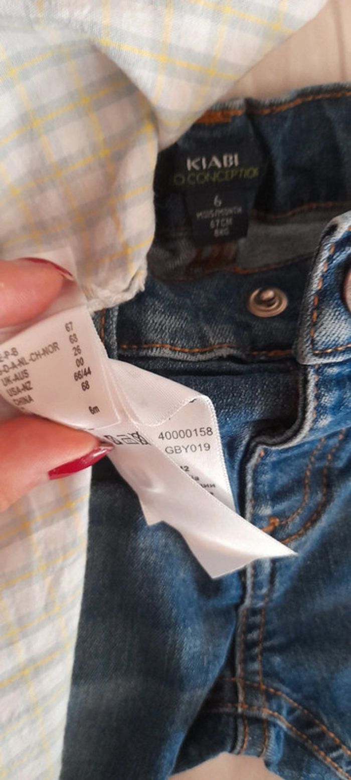 Ensemble chemise et jean 6 mois - photo numéro 4