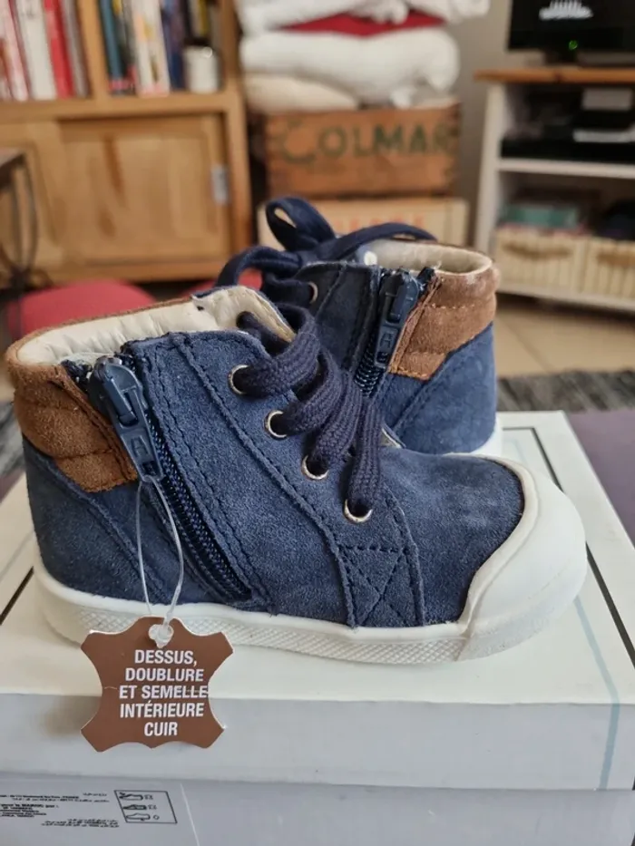 Bottines Gemo neuves tout cuir taille 21