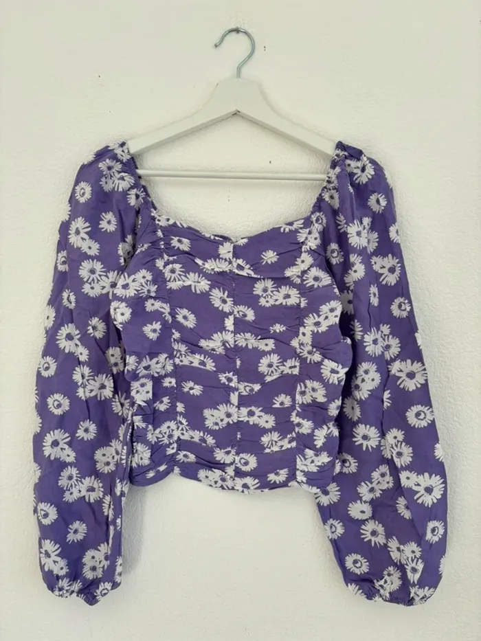Blouse violette