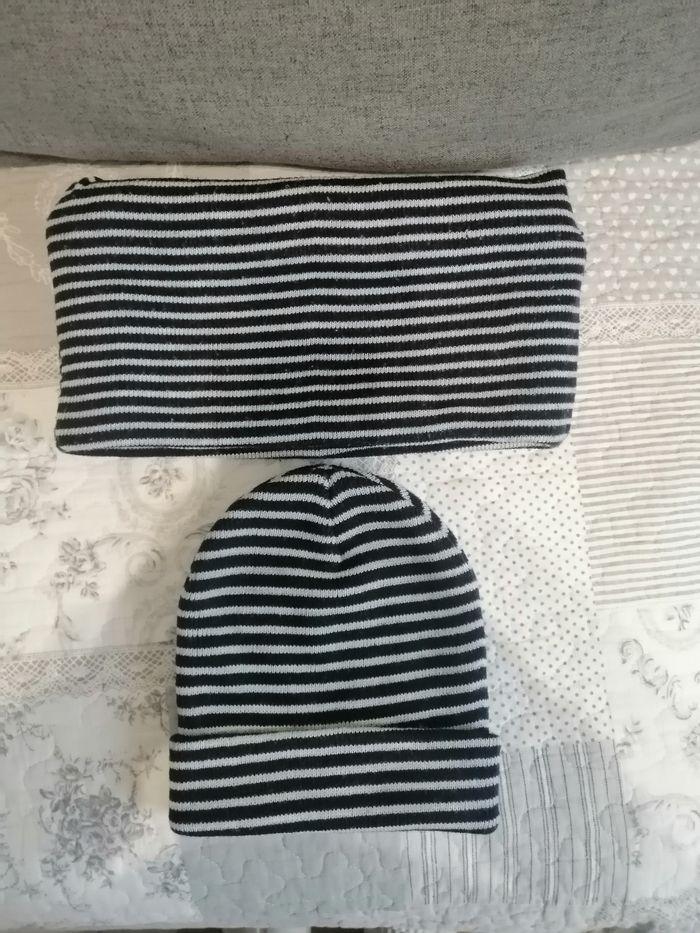Ensemble snood bonnet