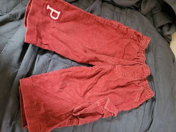 Pantalon velours 9 mois