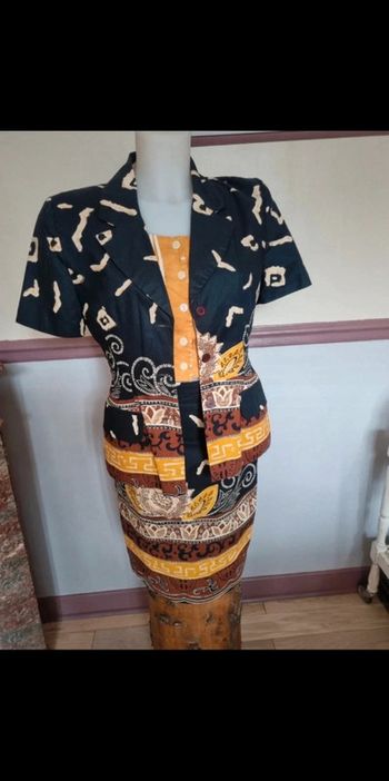 Ensemble  tailleur 38 avec haut assorti