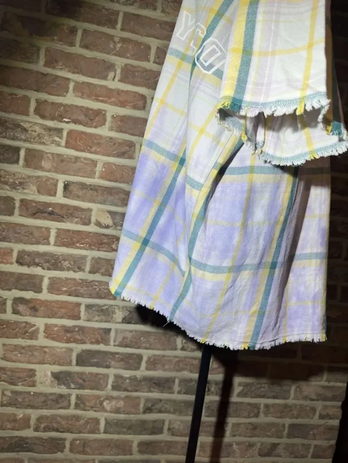 Chemise à carreaux manches courtes Berhka Taille M 100% Coton - photo numéro 11