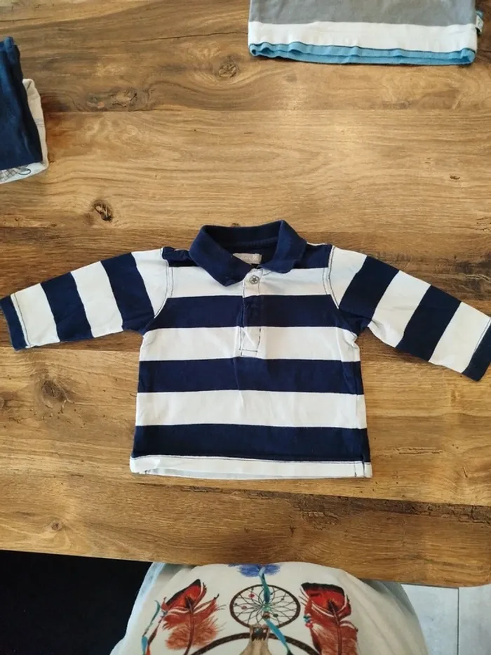 6 mois Tee shirts manches longues+ bodys - photo numéro 5