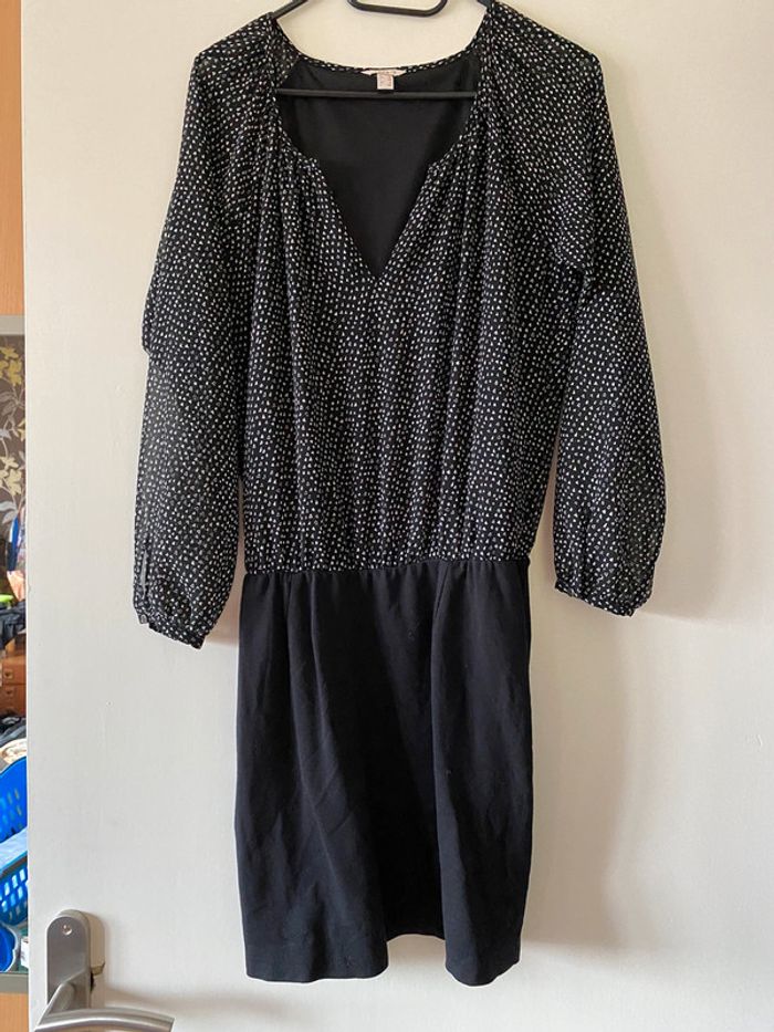 Robe bi-matière Esprit Taille 38 - photo numéro 2