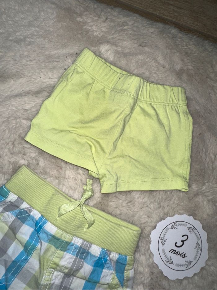 Lot de 2 shorts 3 mois - photo numéro 3