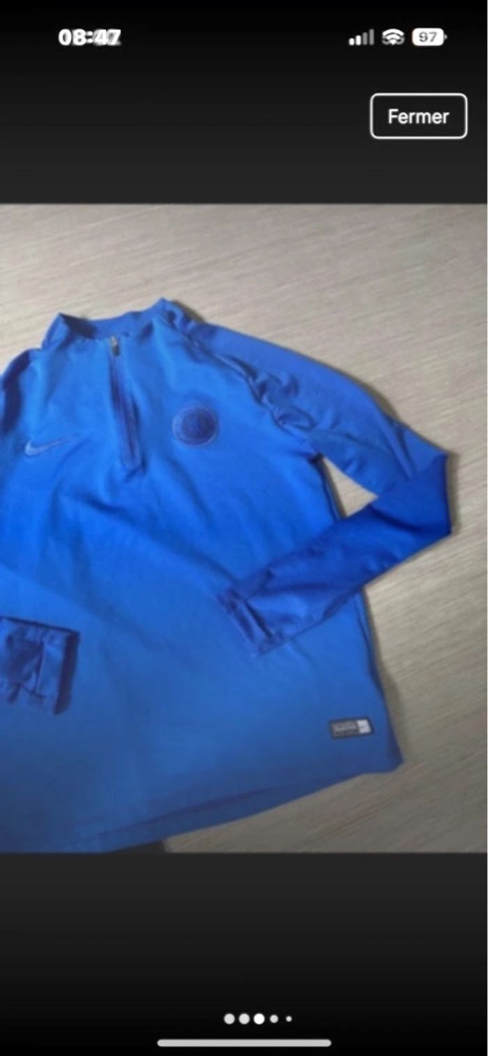Maillot manches longues foot Nike Chelsea 13/15 ans - photo numéro 2