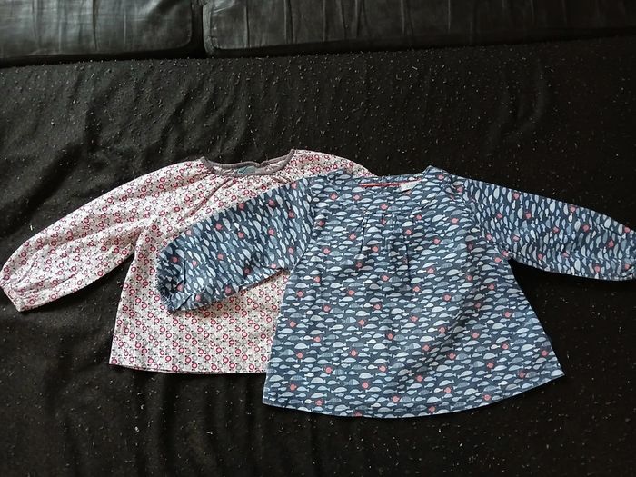 Lot de 2 hauts 12 mois fille