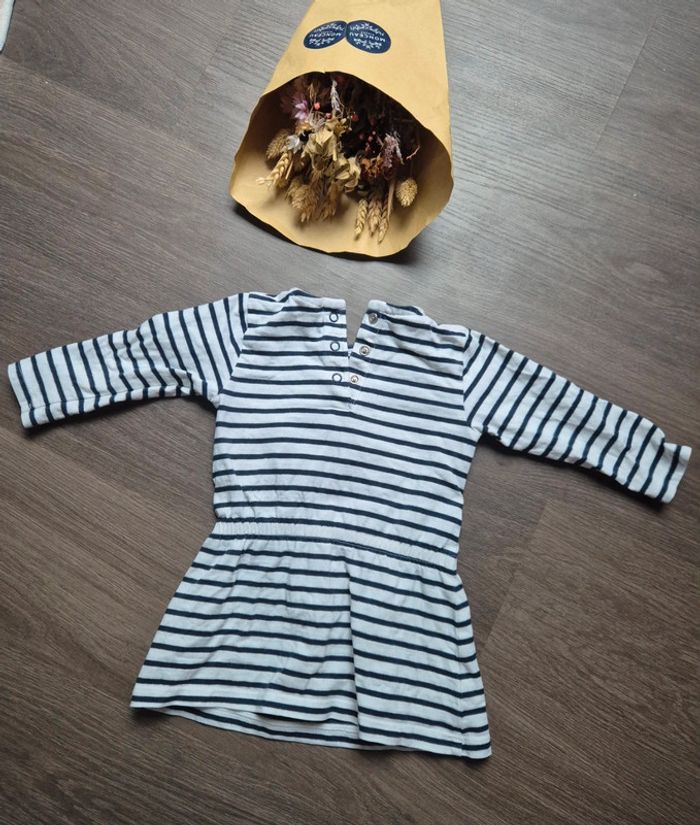 Magnifique robe marinière TAO 9 mois - photo numéro 3