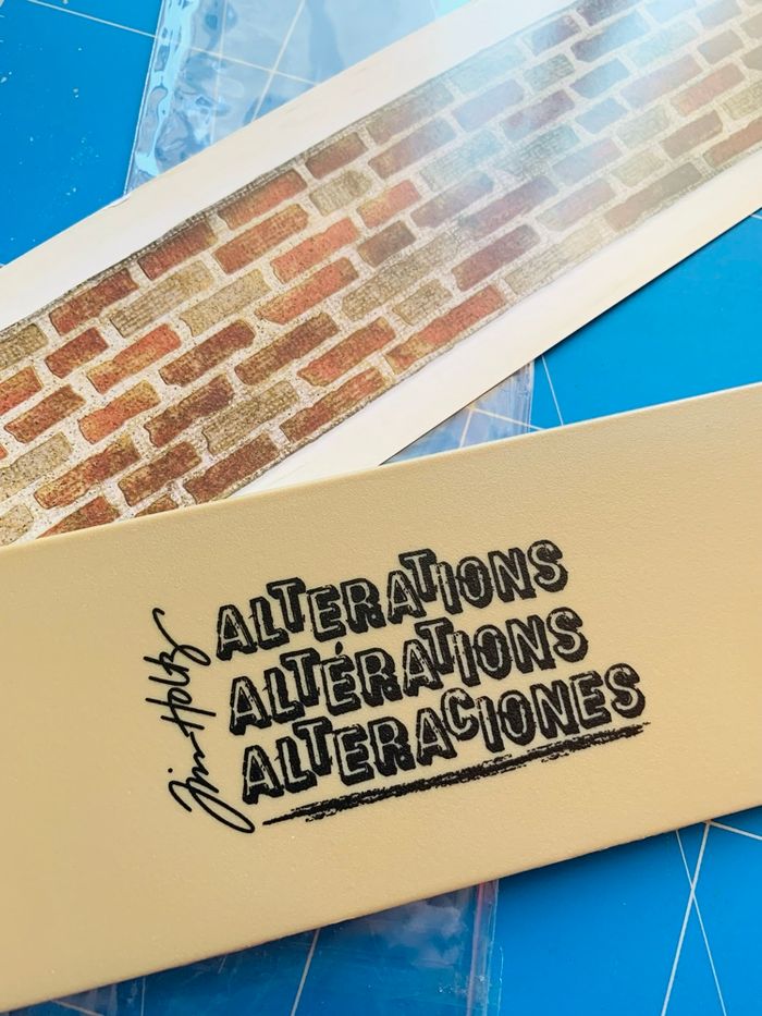 Matrice de découpe Sizzix mur de briques - photo numéro 7