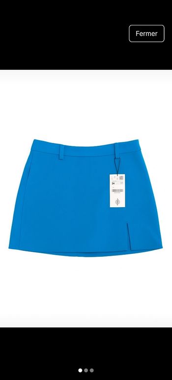 Jupe bleu stradivarius neuve