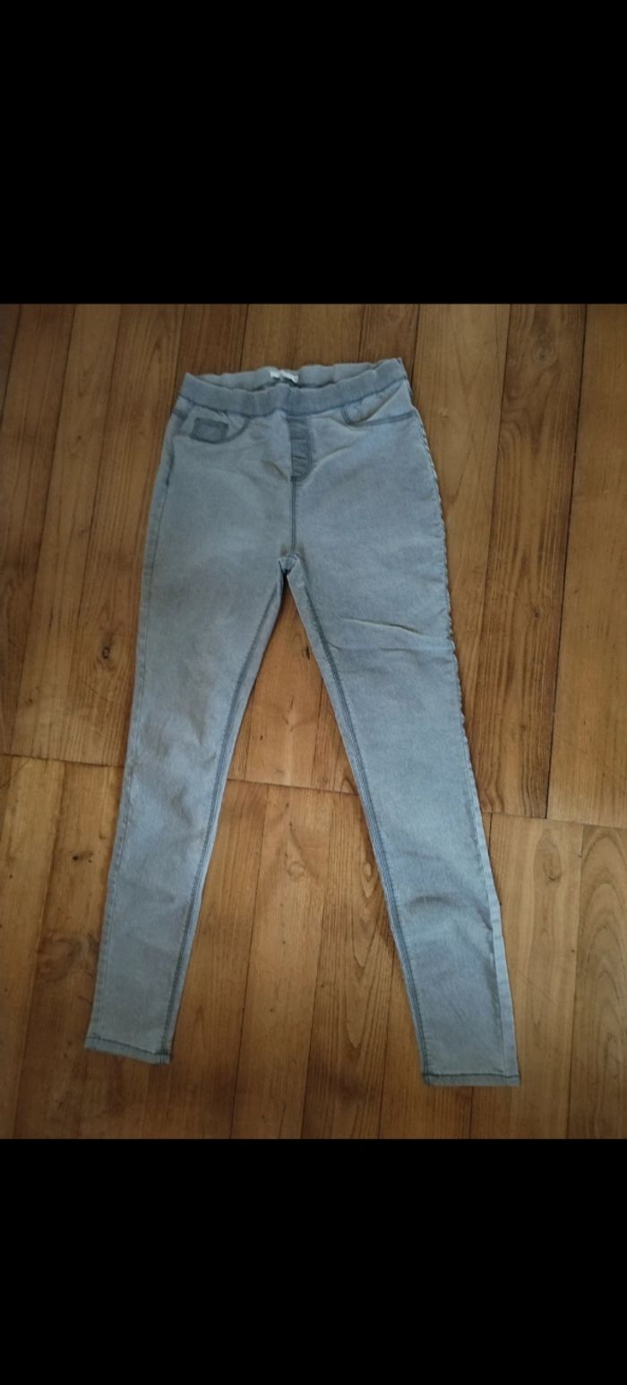 Pantalon slim gris