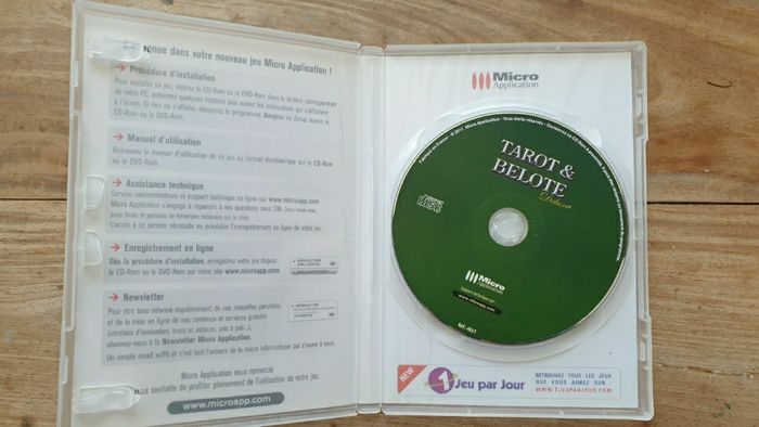 Jeux vidéo PC vintage cartes tarot et belote - photo numéro 3