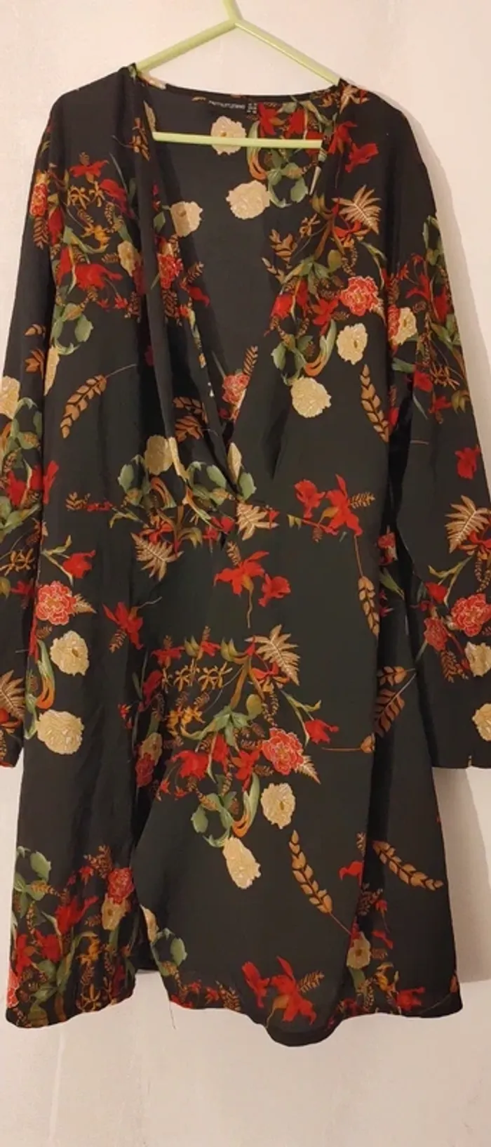 Robe chemise fleurie