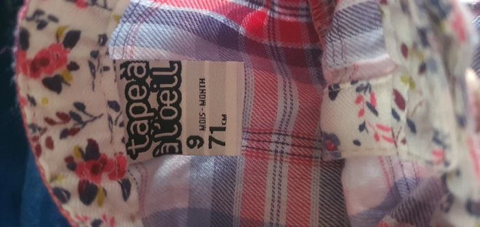 Robe chemise tape à l'œil 9 mois - photo numéro 5