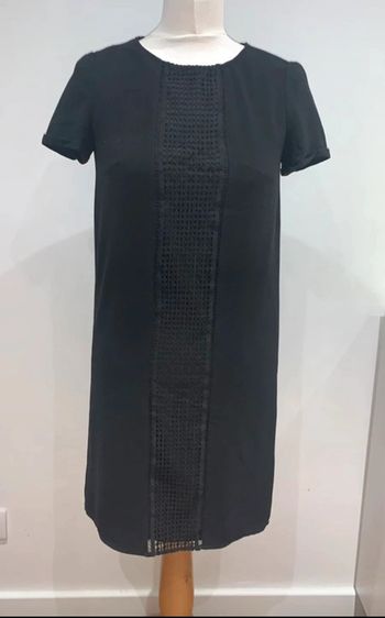 Robe noire dentelle Promod