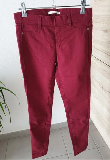 Jegging rouge camaieu