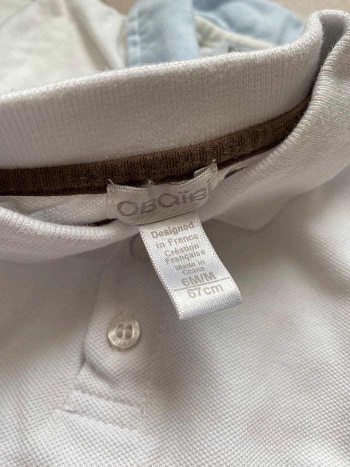 Lot polo chemise 6 mois - photo numéro 3