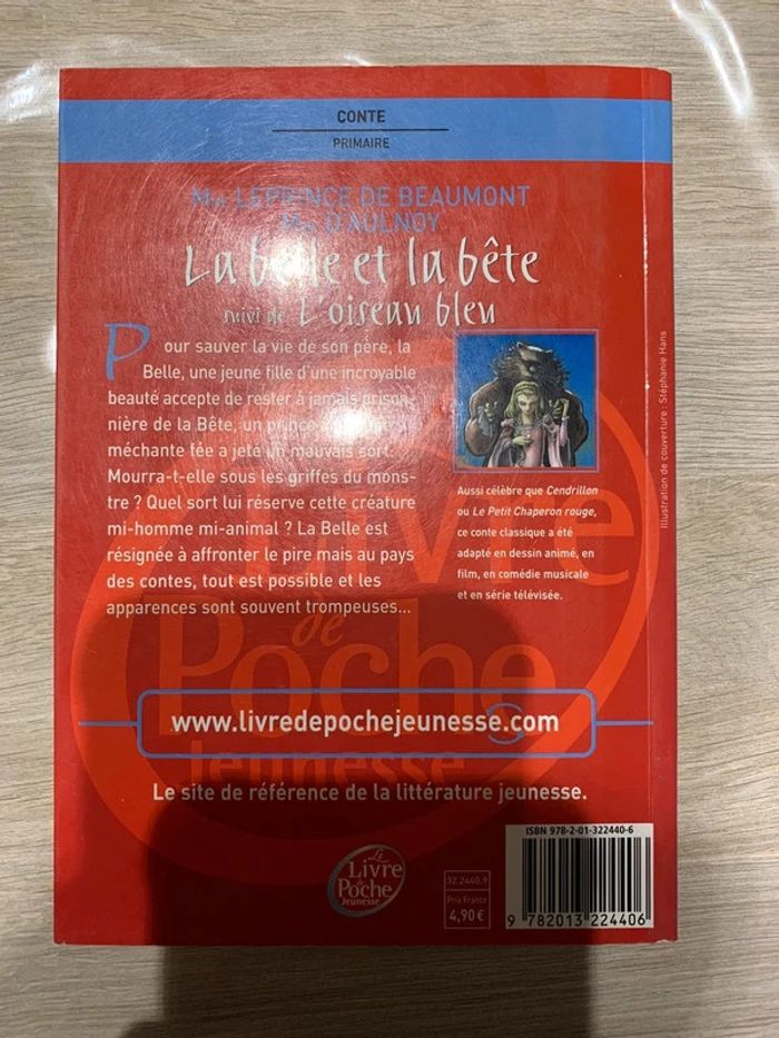Livre la belle et la bête / l’oiseau bleu - photo numéro 2