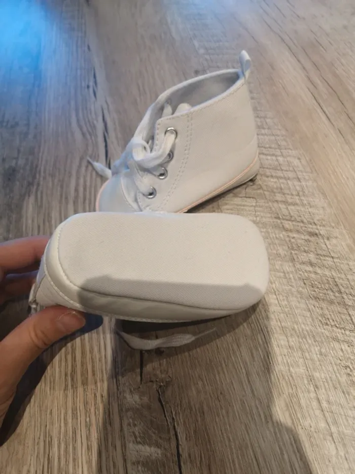 Chaussure bébé kiabi blanche - photo numéro 2